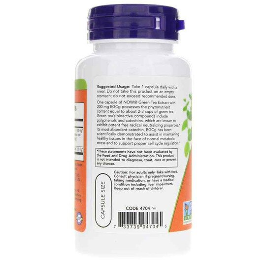 EGCg Green Tea Extract 400 Mg, NOW